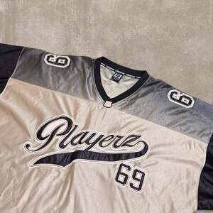 Y2K Playerz 69 Baseball Jersey Shirt Oversized Streetwear 3XL